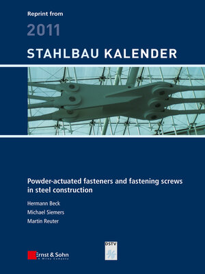 cover image of Powder-actuated Fasteners and Fastening Screws in Steel Construction